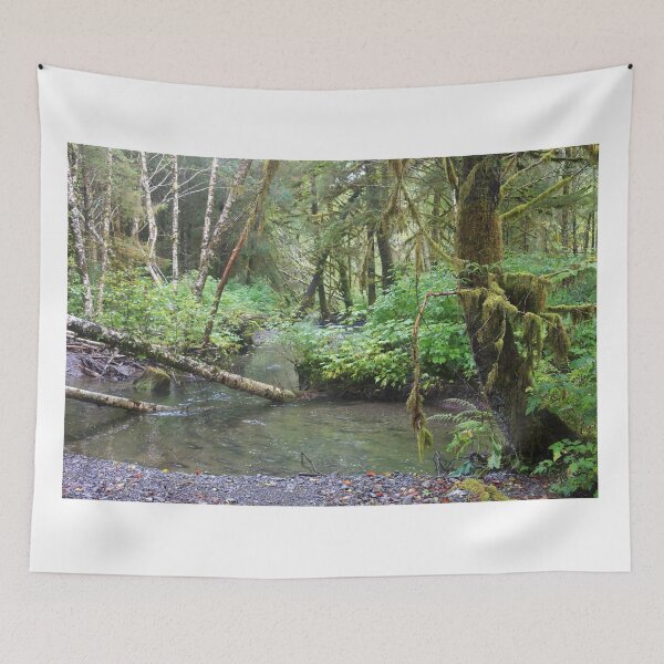 Item preview, Creek with salmons designed and sold by zumi.