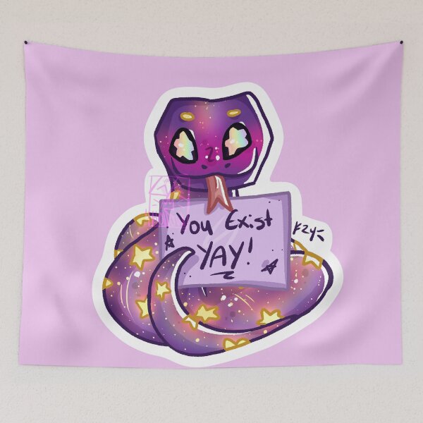 Item preview, Mr Snek Is Happy You Exist designed and sold by Ghost King Hollow.