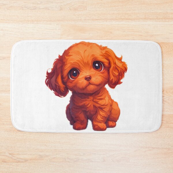 Item preview, Cute Cartoon Red Cavapoo Puppy Dog designed and sold by EpicFoxArt.