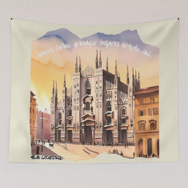 Item preview, Milan Cathedral Church Travel Holiday designed and sold by twosenses.