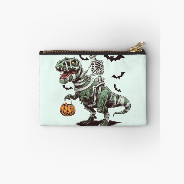 Item preview, Skeleton Riding Mummy Dinosaur T rex Halloween designed and sold by shokA Design.