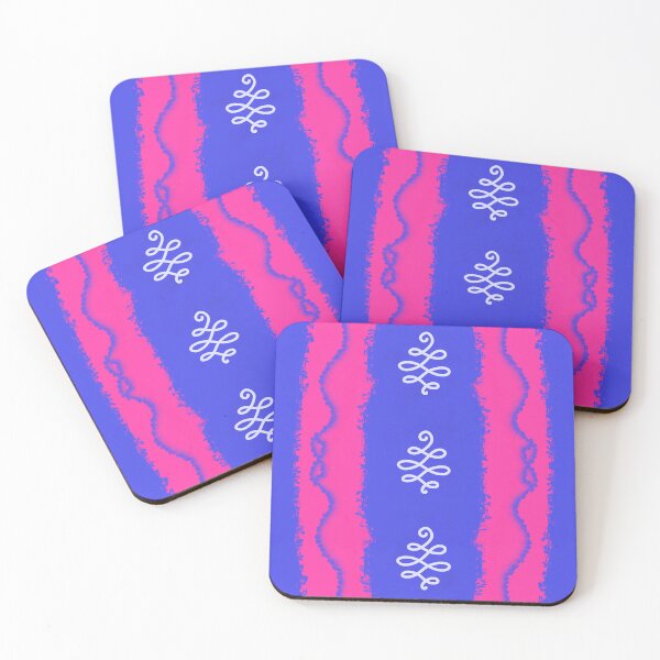 Item preview, Pink Blue Stripes Hand Drawn designed and sold by Victoria Rose.