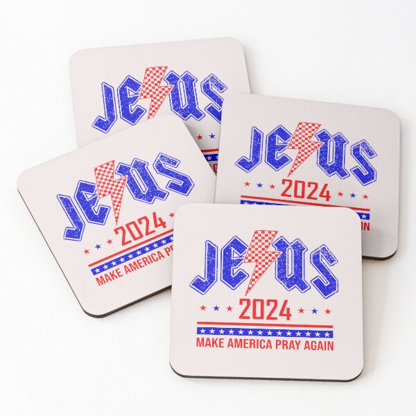 Item preview, Red, White, Blue Jesus 2024 Make America Pray Again designed and sold by AlienOccupation.