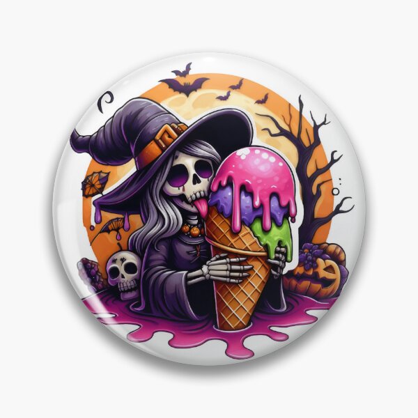 Item preview, Halloween Witch Indulges in Sweet Treats designed and sold by CrystalCove11.