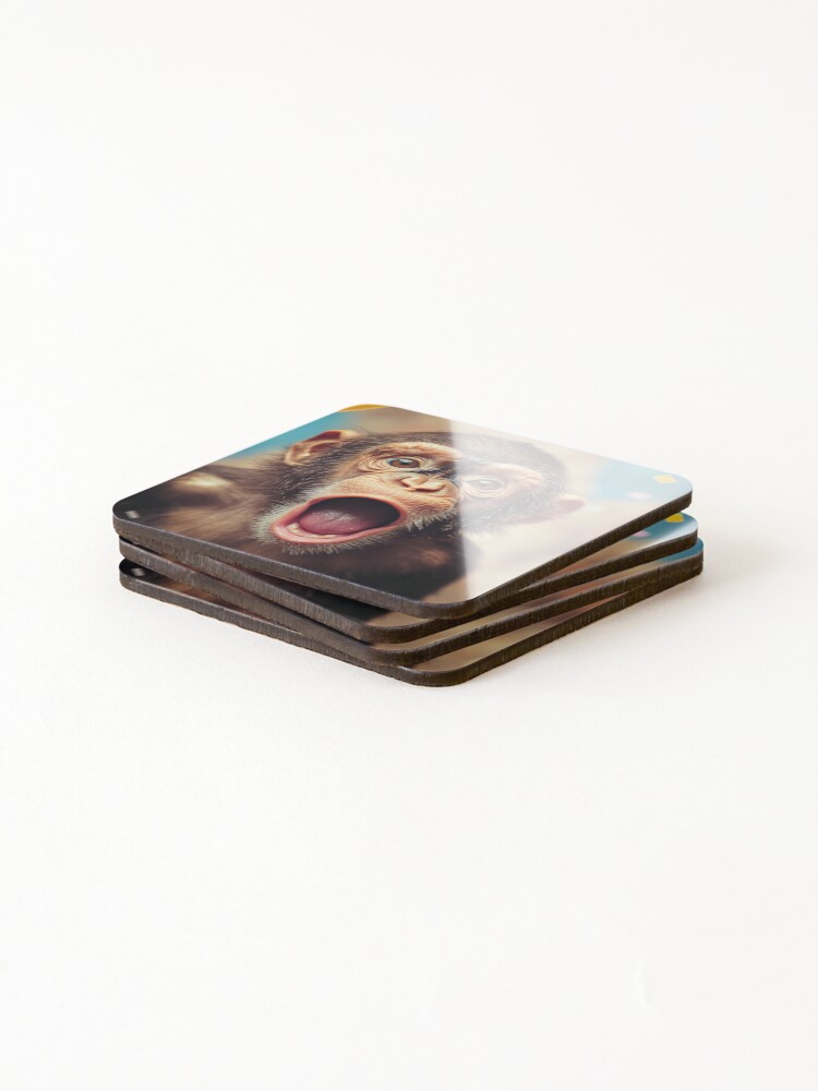 Thumbnail 4 of 5, Coasters (Set of 4), Surprise designed and sold by RicoInStudios.
