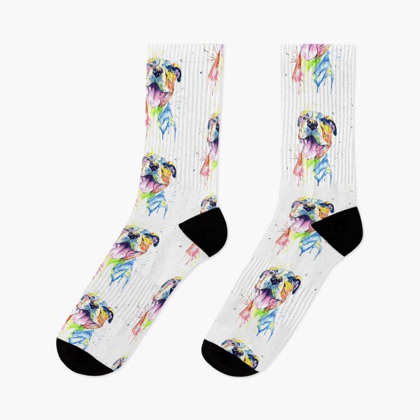 Item preview, Pit Bulls Colorful designed and sold by doodIllustrate.