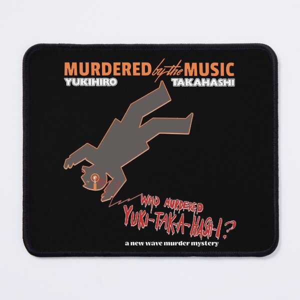 Item preview, Yukihiro Takahashi - Murdered by the Music - A murder mystery movie-style design for one of the catchiest new wave tunes ever! designed and sold by geetarv.