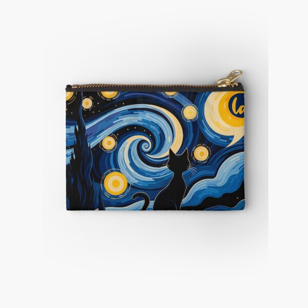 Item preview, Halloween Starry Night Black Cat Comma-la Tee - Artistic Kamala Parody designed and sold by NexaArts.