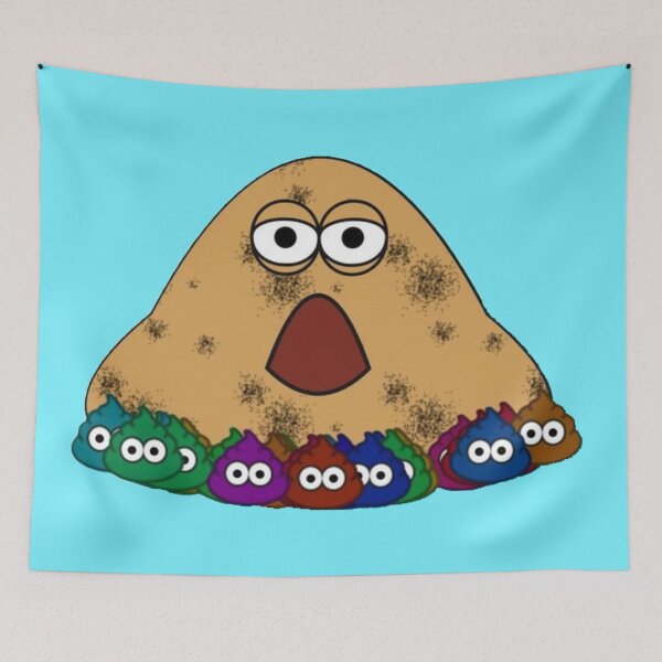 Item preview, Severely Neglected Dirty Adult Pou Tired Brown Mobile Alien Pet  designed and sold by Neesu.