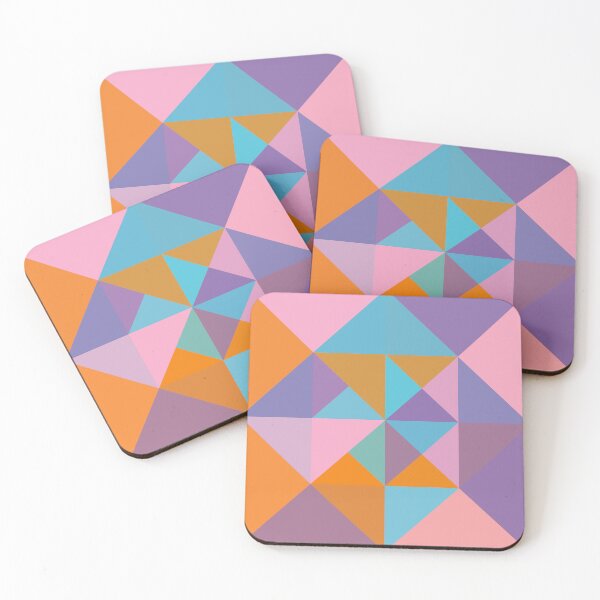 Item preview, Huedoku Pattern - Retro Color Pattern - Triangles designed and sold by TuncGK.