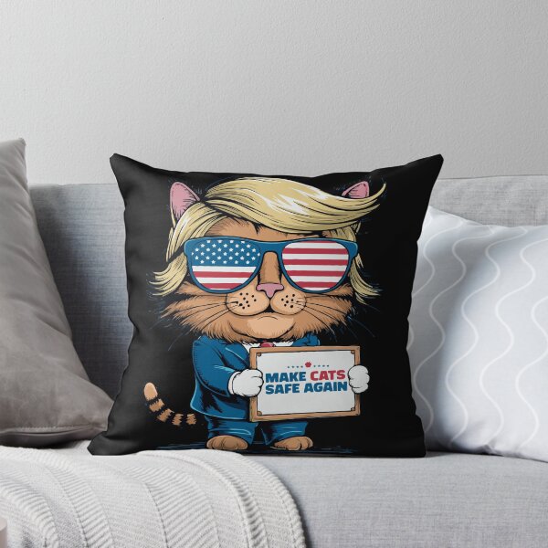 Item preview, Hagamos que los gatos vuelvan a estar seguros Cita divertida sobre el debate de Donald Trump designed and sold by Kannan-Ravi.