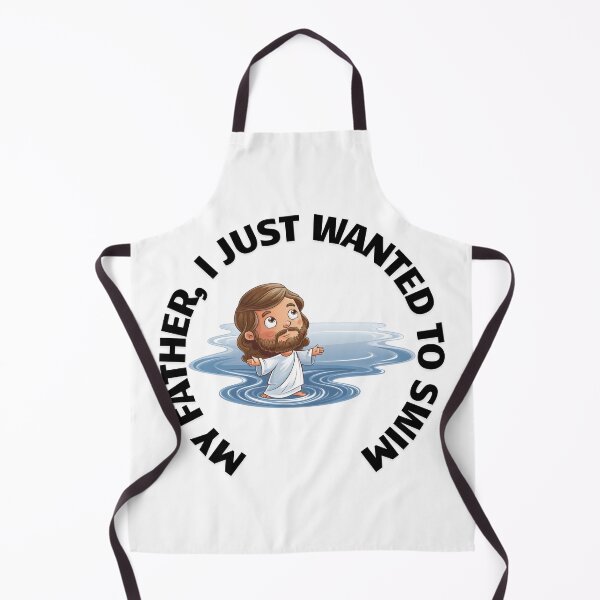 Item preview,  Aqua Jesus 2.0: The Waterproof Messiah When divine miracles disrupt your relaxation. When walking on water ruins your backstroke. When all you want is to swim or fish, but you end up soaked instead. designed and sold by Zenithara.