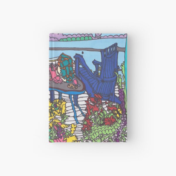 Beach Chairs Hardcover Journal
