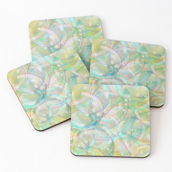 Item preview, Huedoku - Retro Color Pattern - Bubbles Pattern designed and sold by TuncGK.