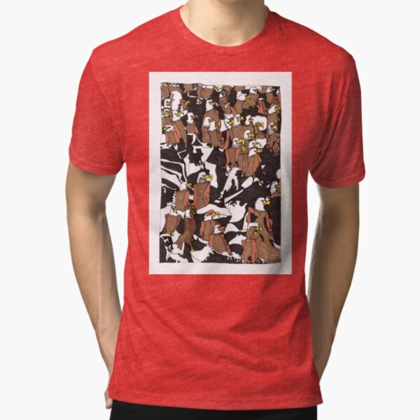 Eagle Landing Tri-blend T-Shirt
