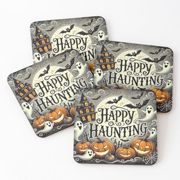 Item preview, Happy Haunting Halloween Scene designed and sold by Magic Of Imagination.
