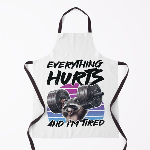 Item preview, Raccoon Gym Everything Hurts And I’m Tired designed and sold by LeoVargasVelha.