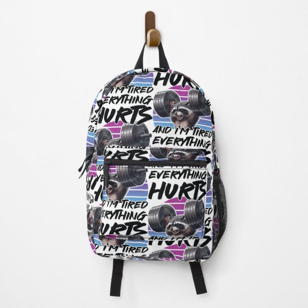Item preview, Raccoon Gym Everything Hurts And I’m Tired designed and sold by LeoVargasVelha.