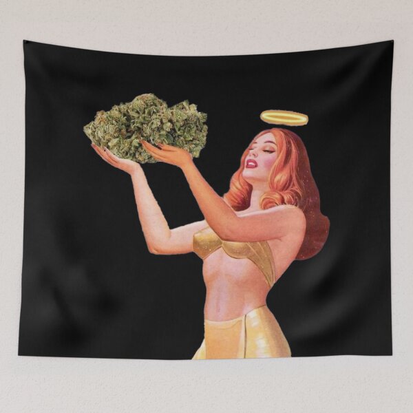 Item preview, Holy Weed (Black) designed and sold by Zheap14.