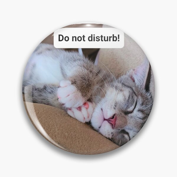 Item preview, Do not disturb, sleeping kitty designed and sold by Travelbox.