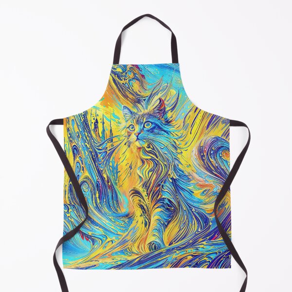 Item preview, Colorful Dreamscape with Majestic Cat designed and sold by blackhalt.