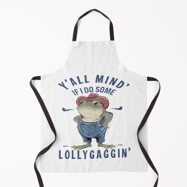 Item preview, Do Some Lollygagging Funny Cowboy Frog designed and sold by LeoVargasVelha.