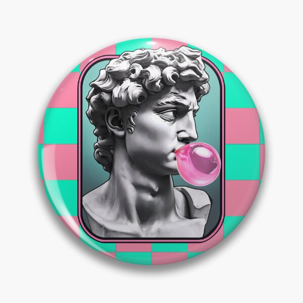 Item preview, Vaporwave aesthetic greek statue bubble gum designed and sold by analogsandpixel.