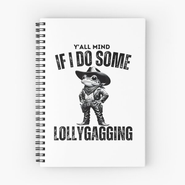 Item preview, Funny Cowboy Frog Y'all Mind If I Do Some Lollygagging designed and sold by LeoVargasVelha.