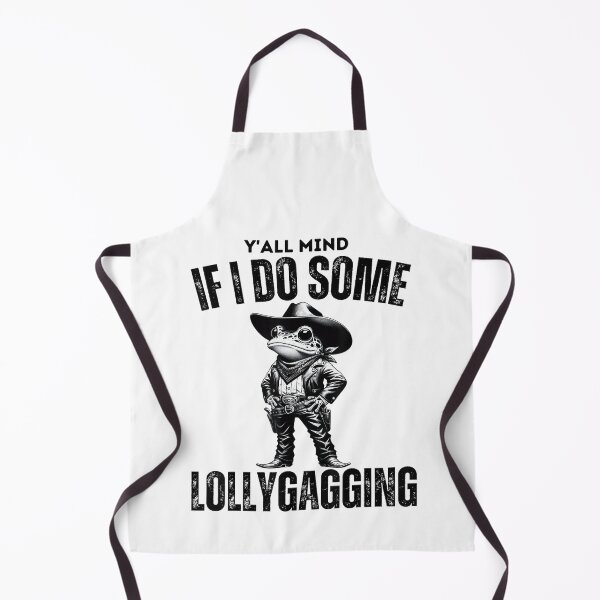 Item preview, Funny Cowboy Frog Y'all Mind If I Do Some Lollygagging designed and sold by LeoVargasVelha.