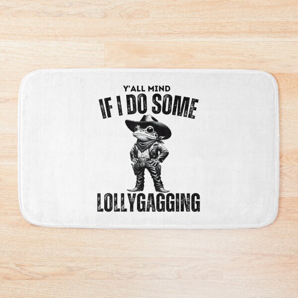 Item preview, Funny Cowboy Frog Y'all Mind If I Do Some Lollygagging designed and sold by LeoVargasVelha.