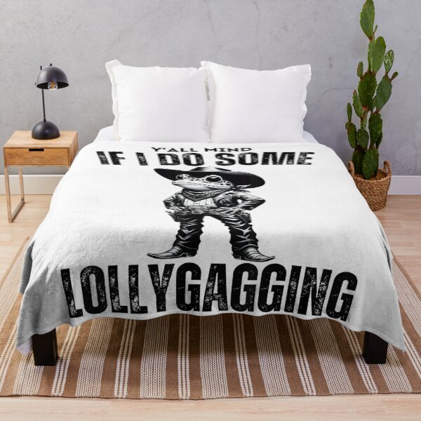 Item preview, Funny Cowboy Frog Y'all Mind If I Do Some Lollygagging designed and sold by LeoVargasVelha.