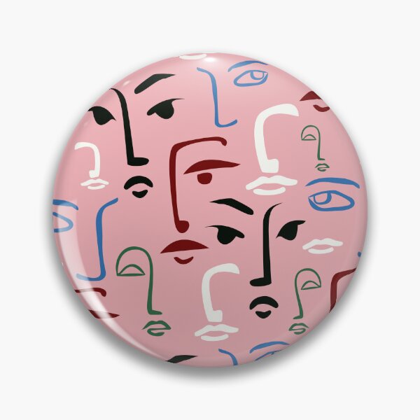 Item preview, Monochrome Faces, Expressions in Line, Minimalistic Black n White Art, Abstract Emotional Faces, Monochrome Expressionism designed and sold by Kintsugi99.