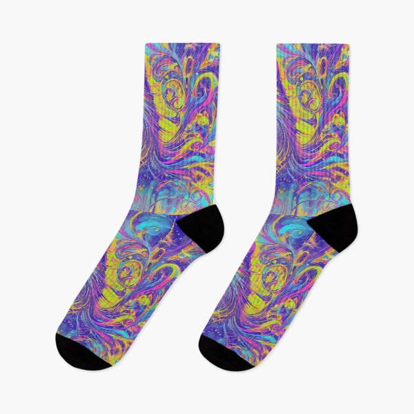 Item preview, Feline Elegance in Acid Hues designed and sold by blackhalt.