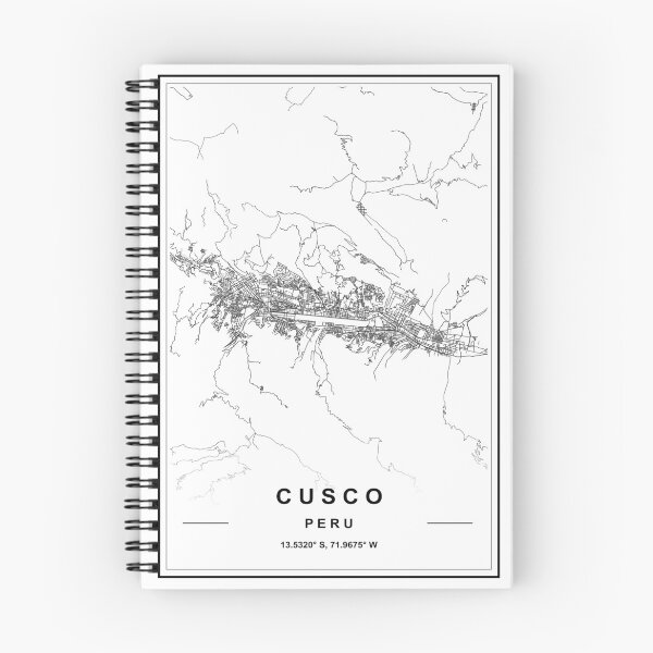 Artikelvorschau, Karte von Cusco entworfen und verkauft von SHAMPAIN-ART-CO.