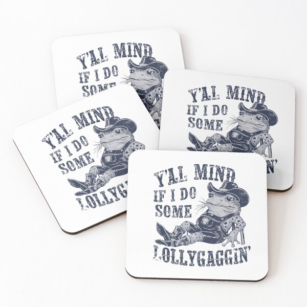 Item preview, If I Do Some Lollygagging Funny Cowboy Frog designed and sold by LeoVargasVelha.