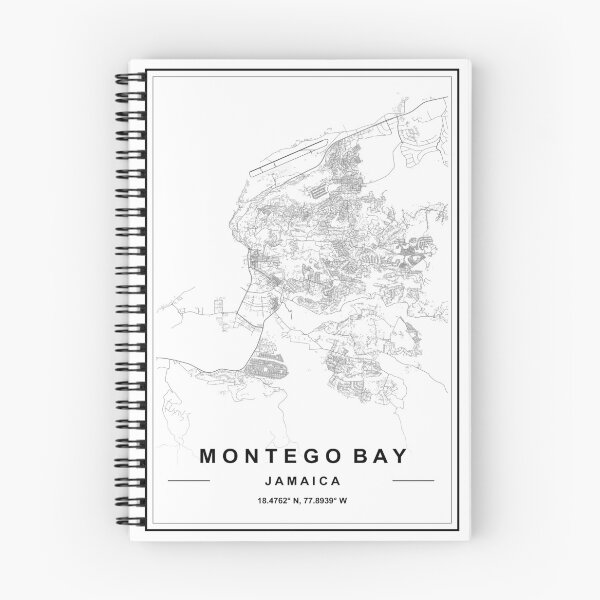 Item preview, Montego Bay Map designed and sold by SHAMPAIN-ART-CO.