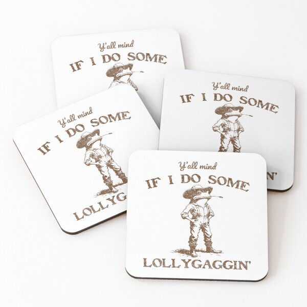 Item preview, Meme If I Do Some Lollygagging Funny Cowboy Frog designed and sold by LeoVargasVelha.