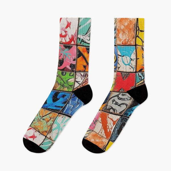 Item preview, Retro graffiti tags  designed and sold by mind-coloring.