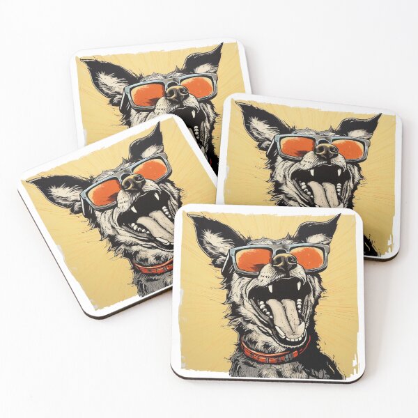 Item preview, Cool Dog Drawing designed and sold by All4ROCK.