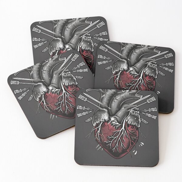 Item preview, Anatomical Heart Power electronics - Dark, Industrial Graphic Art designed and sold by Piotrek0001.