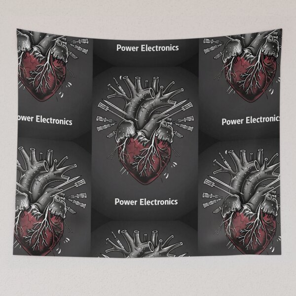 Item preview, Anatomical Heart Power electronics - Dark, Industrial Graphic Art designed and sold by Piotrek0001.