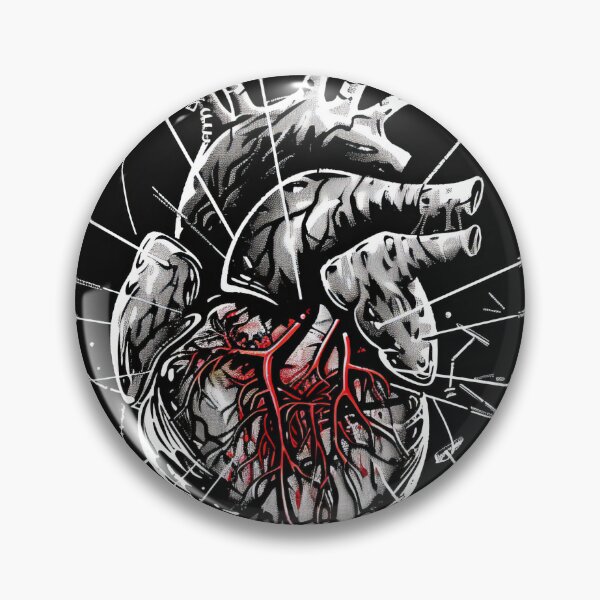 Item preview, Anatomical Heart Power electronics - Dark, Industrial Graphic Art designed and sold by Piotrek0001.