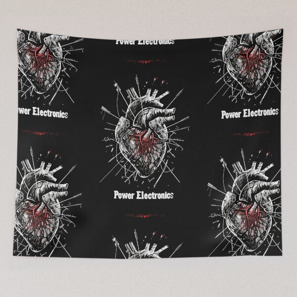 Item preview, Anatomical Heart Power electronics - Dark, Industrial Graphic Art designed and sold by Piotrek0001.