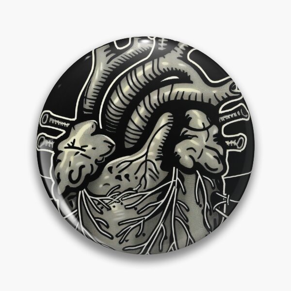 Item preview, Anatomical Heart Power electronics - Dark, Industrial Graphic Art designed and sold by Piotrek0001.