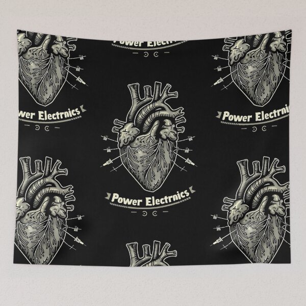 Item preview, Anatomical Heart Power electronics - Dark, Industrial Graphic Art designed and sold by Piotrek0001.