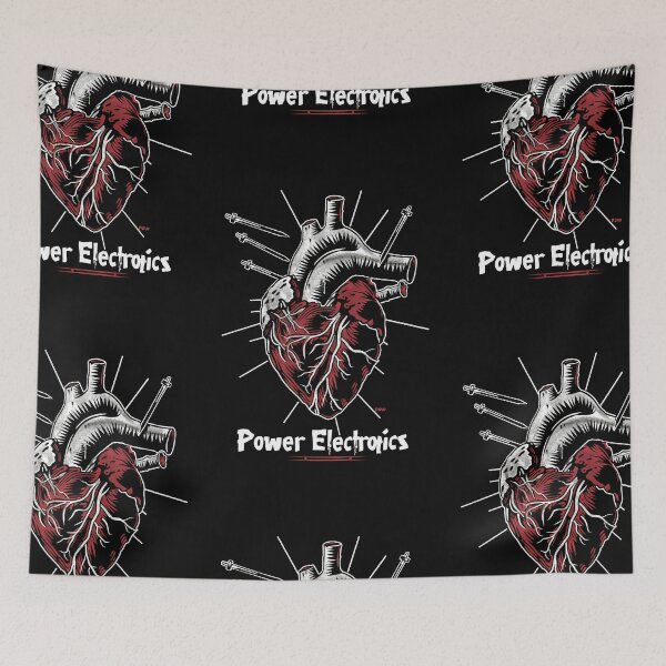 Item preview, Anatomical Heart Power electronics - Dark, Industrial Graphic Art designed and sold by Piotrek0001.