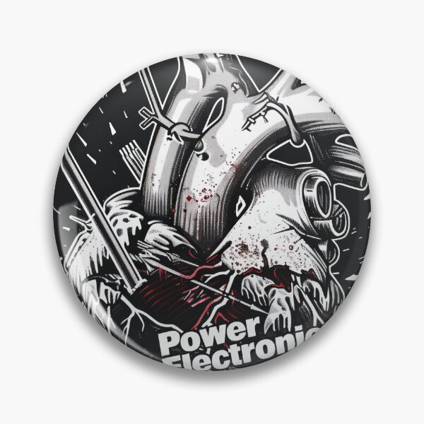 Item preview, Anatomical Heart Power electronics - Dark, Industrial Graphic Art designed and sold by Piotrek0001.