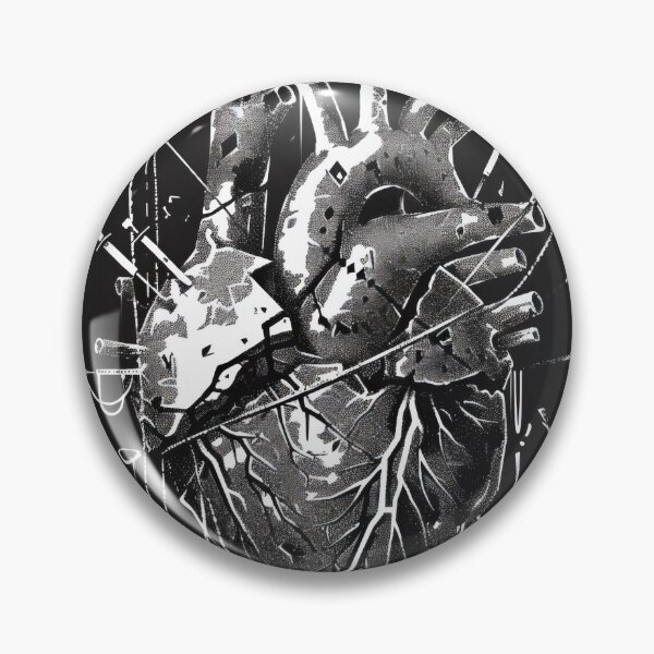 Item preview, Anatomical Heart Power electronics - Dark, Industrial Graphic Art designed and sold by Piotrek0001.
