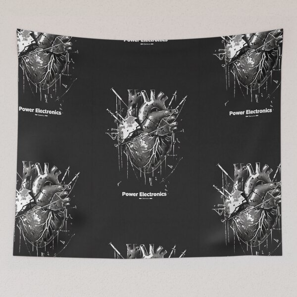 Item preview, Anatomical Heart Power electronics - Dark, Industrial Graphic Art designed and sold by Piotrek0001.
