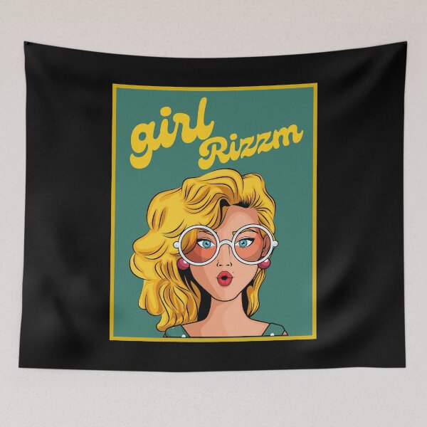 Item preview, Girl Rizzm slang trend word, Rizz, Funny Rizz t-shirt  designed and sold by WorlDigitalArts.
